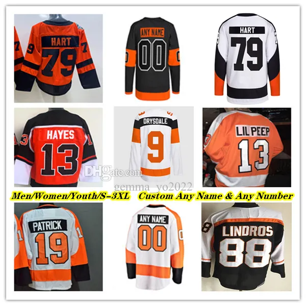 2024 Travis Konecny STADIUM SERIES Hockey Jerseys Carter Hart Travis Sanheim Scott Laughton Sean Walker Joel Farabee Sean Couturier FLYER Morgan Frost Lil Peep Kids