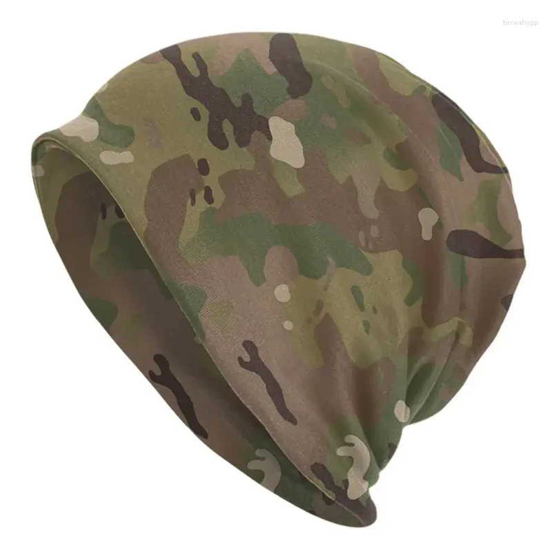 Bérets militaires Camouflage armée Bonnet chapeaux Cool tricot chapeau pour femmes hommes hiver chaud Skullies bonnets casquettes