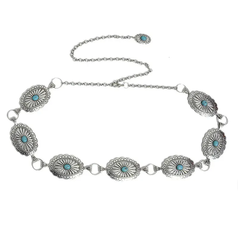 【送料&関税込】ChloAC l Chain Belt DHgate.com:Chain Belts for Women - Silvertone Oval Link