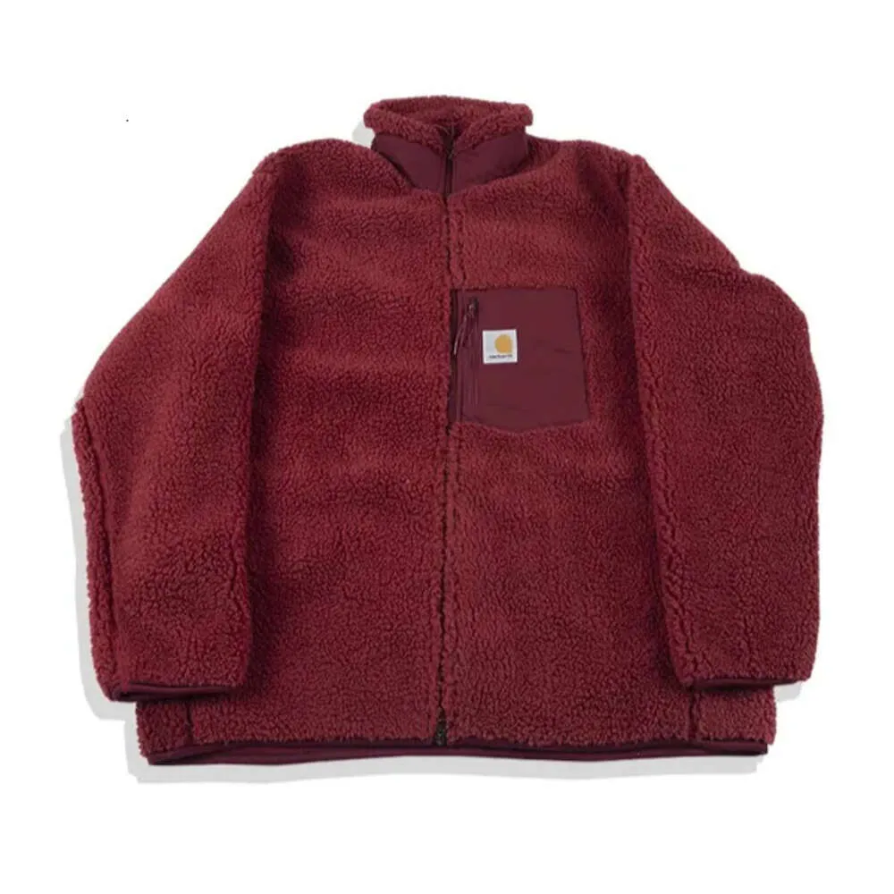 carhart Cappotti Giacche da uomo Giacca in pile firmata Spessore caldo Piumino Classico Retro Modelli di coppia Agnello Cappotto in pile di cashmere Coppia Capispalla invernale Carharttlys cw