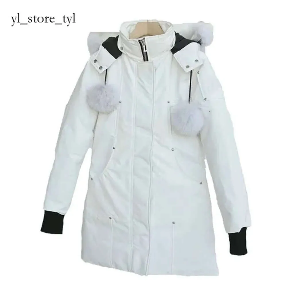 Mooses Knuckle Mooses Knuckle Jacket Down Heren Designer Donsjack Winterjassen Heren Dames Windjack Voor hem en haar Mode Thermisch Mooses White Fox Down 670