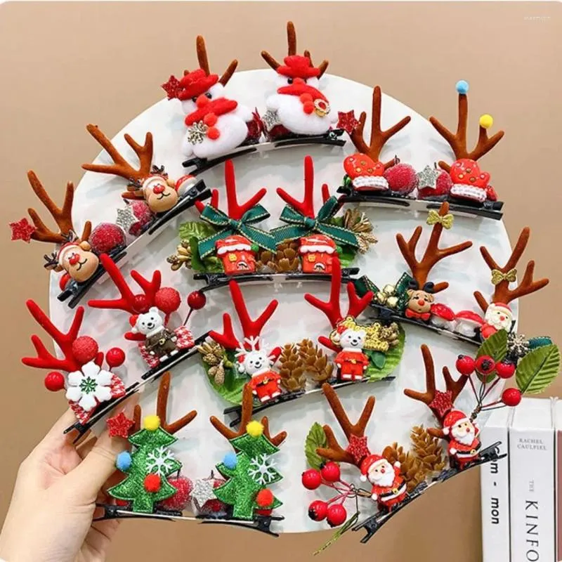Haarschmuck Frohe Weihnachten Dekor Haarnadel Weihnachtsmann Schleife Hut Kopfabnd Pailletten Koreanisch