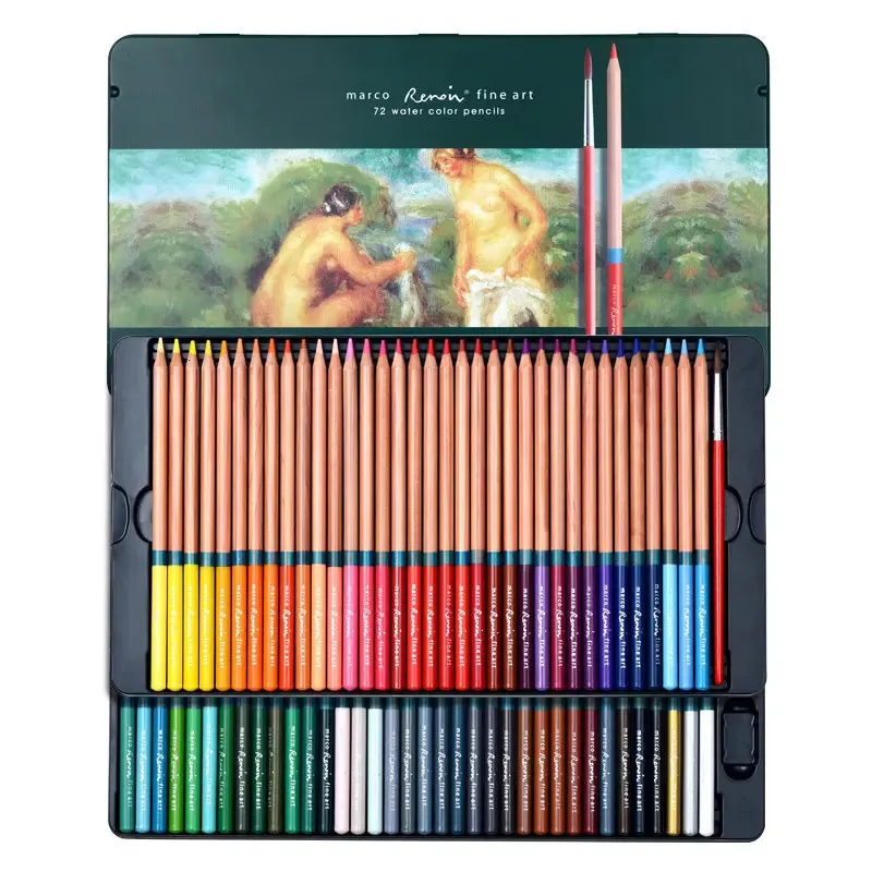 41 In 1 Colored Pencils Set - 36 Oil Based Pencils With Canvas Wrap & Accessories