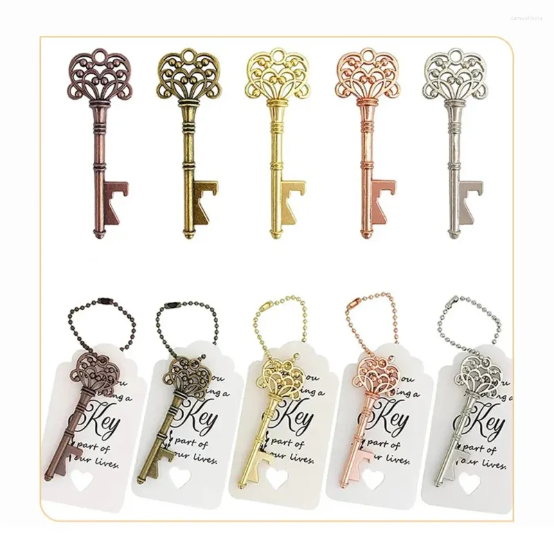 Keychains NCEE Retro Beer Festival Bottle Opener Wedding Return Gift Keychain Pendant Ornament With Label Kitchen