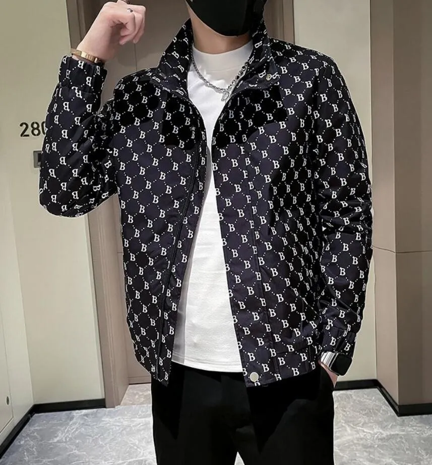 Giacca da uomo di lusso leggera stazione europea Giacca da uomo di moda Mappa Giacche da donna riflettenti Cappotto nero con cappuccio Streetwear Abbigliamento da esterno Abbigliamento nottilucenti