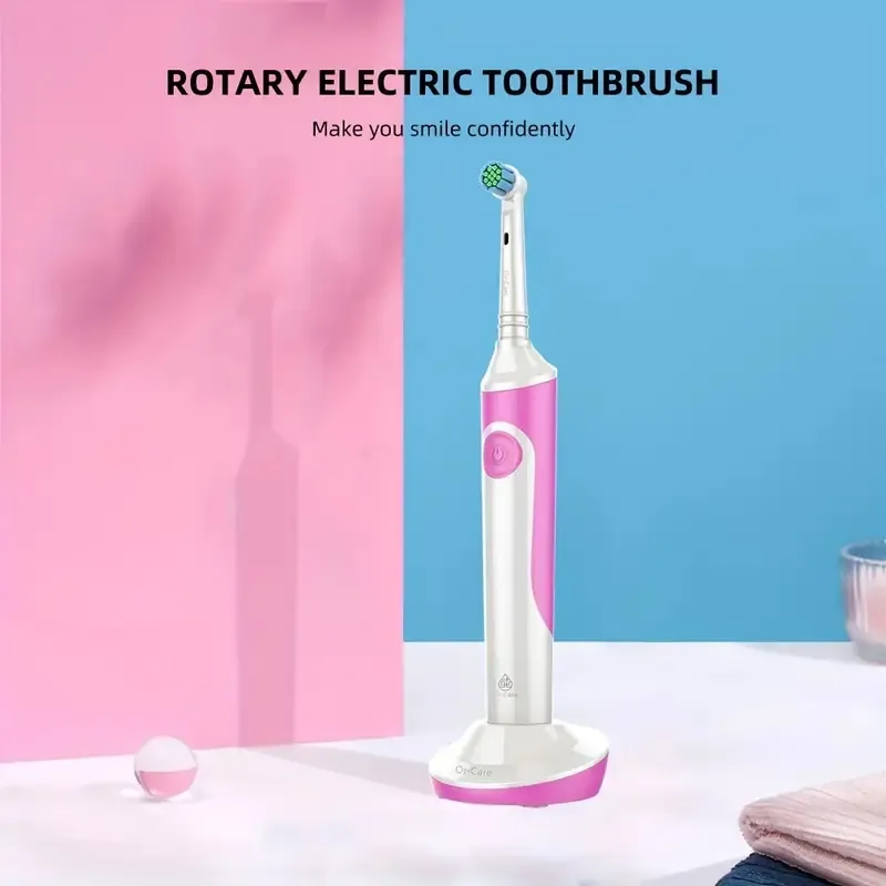 Smart Wireless Sonic Electric Toothbrush Set With 2 Brush Heads, IPX7 Waterproof, 2 Minutes Smart Timing, Soft Bristles Rotating Charging Style Toothbrush.