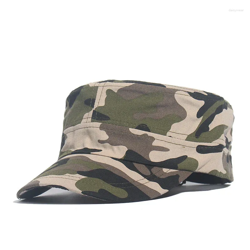 Casquettes de baseball Casquette de camionneur en coton Chapeau militaire de cadet Armée pour unisexe adulte (Camouflage) Hommes Femmes Chapeaux de baseball