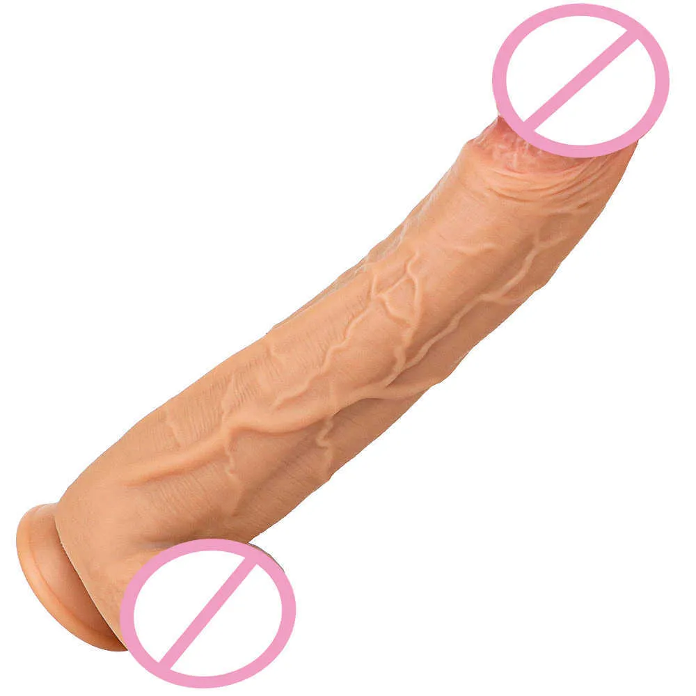 Dildos Dongs Super Long Double-layer Liquid Silicone Simulated Large Penis Female Masturbator Adult Product Hot Selling