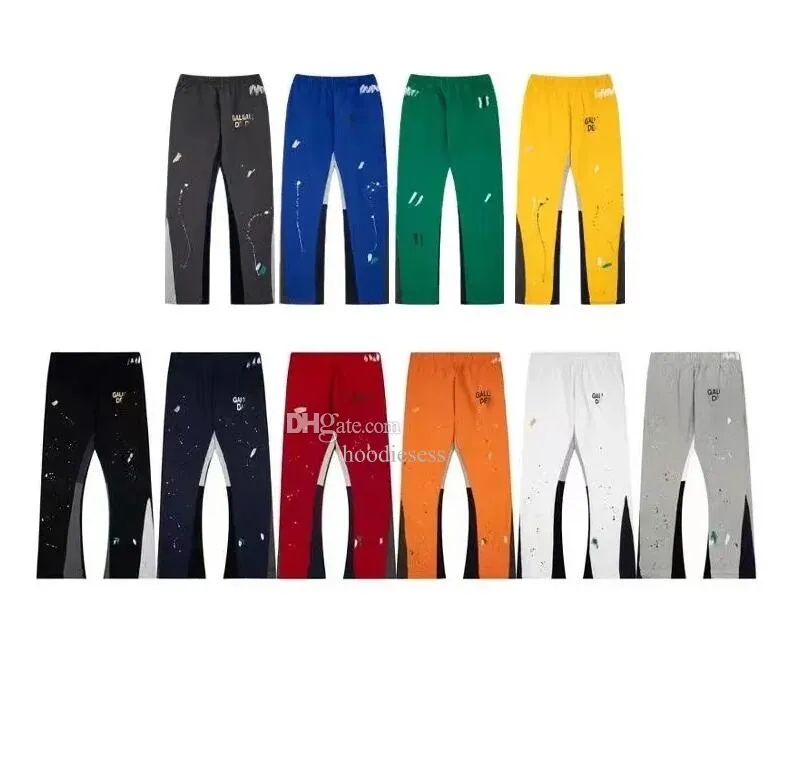 Mens Calças Designer Sweatpants Alta Qualidade Dept Galerias Calças Depts Pant Moda Impressão Esporte Pant High Street Joggers Mens Sweatpant Calças Sweatpants Hip Hop