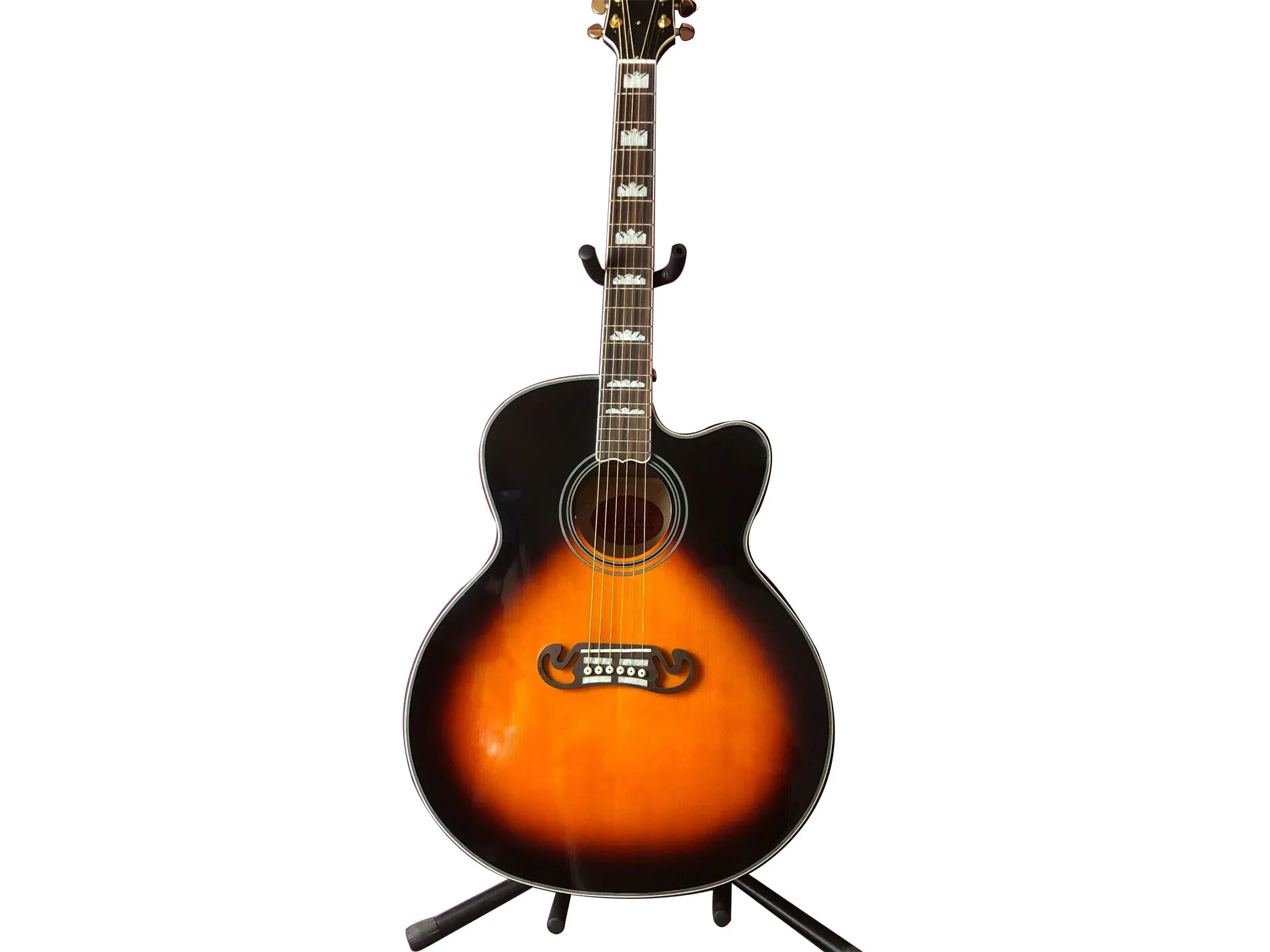 Guitare acoustique personnalisée 41INCH J200, 43'' Sunburst Finish Solid 2024