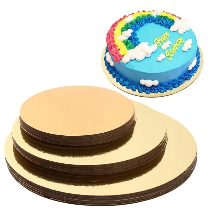 Juego de tablas para pasteles de 18 bases circulares para pasteles de 6 pulgadas, 8 pulgadas y 10 pulgadas, 6 de cada una Y200612241W