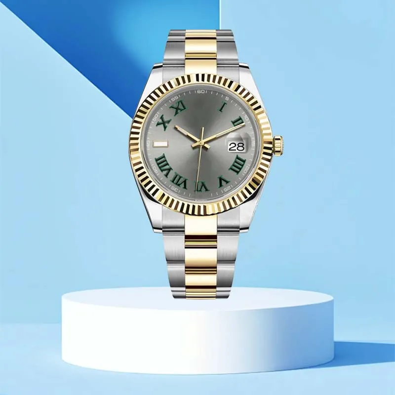 Wysokiej jakości mężczyźni i kobiety klasyczny projekt designerski zegarek ze stali nierdzewnej automatyczne zegarek mechaniczny 41 mm36mm31 mm Ceramiczny tarcza luksusowa moda dla mężczyzn moda