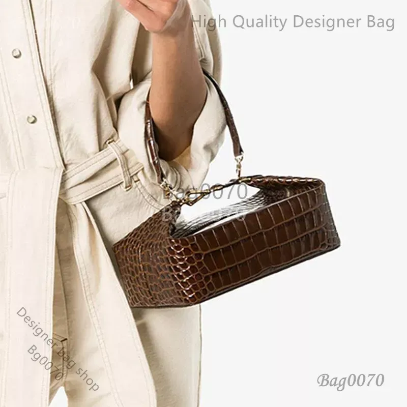 sac fourre-tout sac à bandoulière Burminsa Box HBP Forme Crocodile Modèle Femmes Sacs à main Petit Designer Femme Luxe Dames Bandoulière Hiver