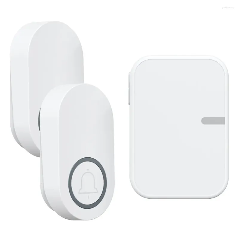 Doorbells 2 1 Kits 2024 Elderly Call Emergency 60 Ringtones SOS Self Powered Wireless Doorbell