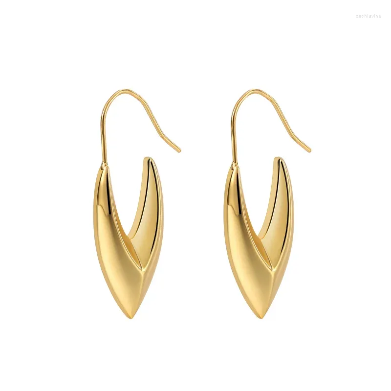 dangle earrings allme high high street metal v shape for wholealealeal