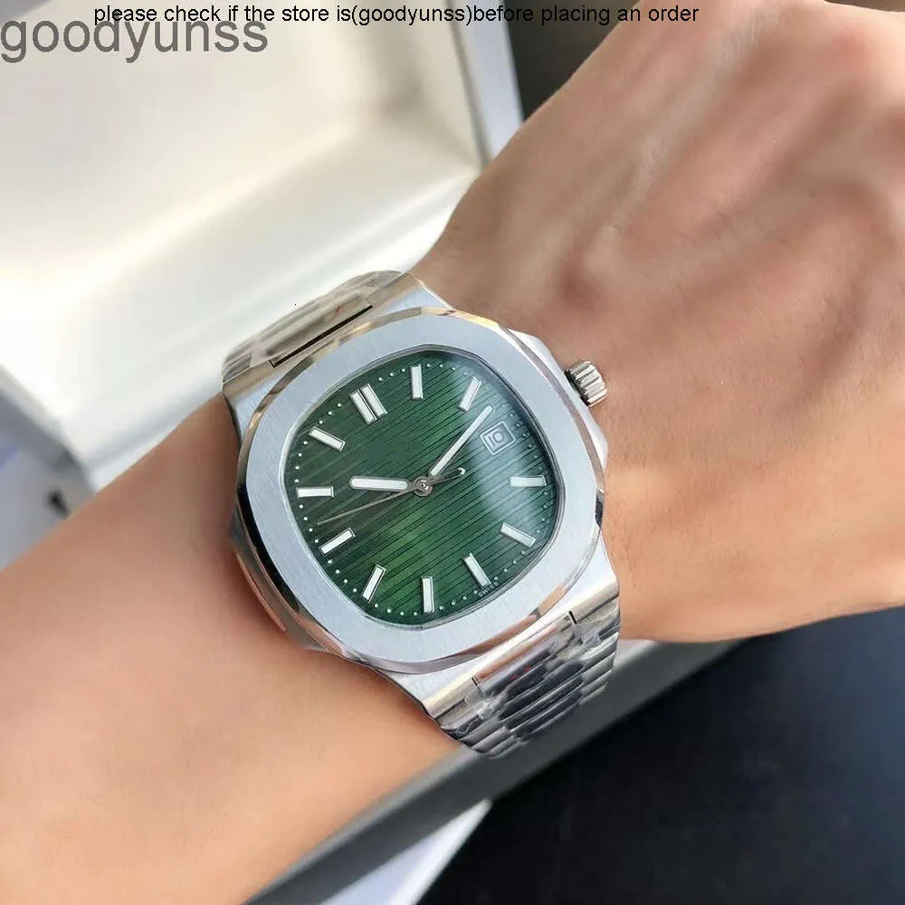 PAKE-PHILLIPPE Surface Green Hit Automatyczne zegarek zegarek mechaniczny stół męski Top Luksusowy moda Bransoletka Sport