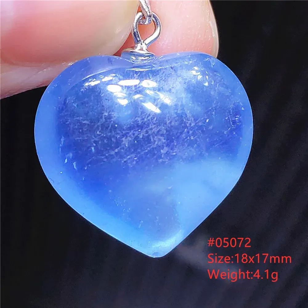 Pendentifs Naturel Bleu Aigue-Marine Cristal Pendentif Clair Femmes Homme Coeur Goutte D'eau Topaze Collier Brésil AAAAA