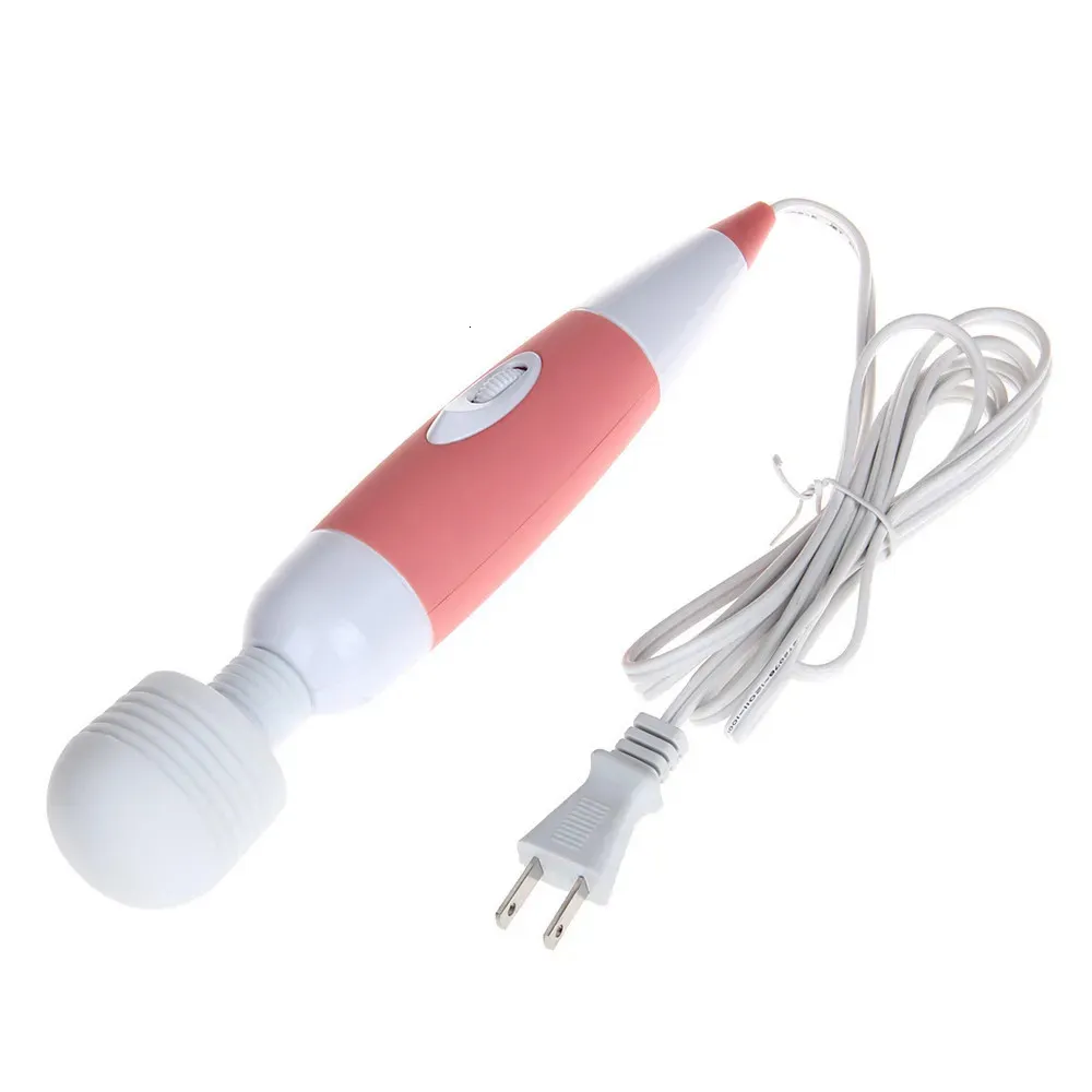 220V Power Sex Toys For Woman Magic Wand VibratorsHand Held Body Massage AV Stick Adult Products 240126