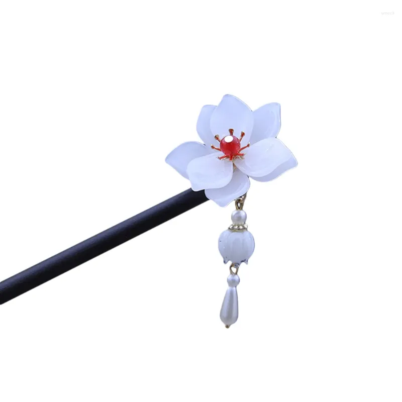 Hair Clips Vintage Chinese Stick With Hypoallergenic Wood Color Retention Tassel For Cheongsam Han Clothes Dress