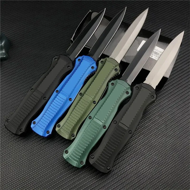 2024 BM Infidel 3300 3300bk Serie Automatico Coltello D2 Alluminio Blade Manici EDC Sopravvivenza esterna Sopravvivenza Cattura tattiche Auto Knives UT85 UT88 BM 3310 3320 3340 4600