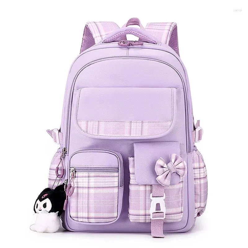 School Bags 2024 Primary Student Backpack With Spinal Protection To