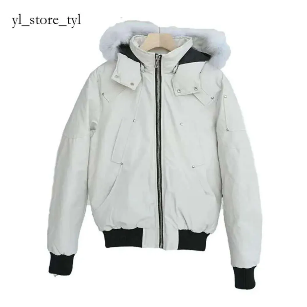 Mooses Knuckle Mooses Knuckle Jacket Down Heren Designer Donsjack Winterjassen Heren Dames Windjack Voor hem en haar Mode Thermisch Mooses White Fox Down 536