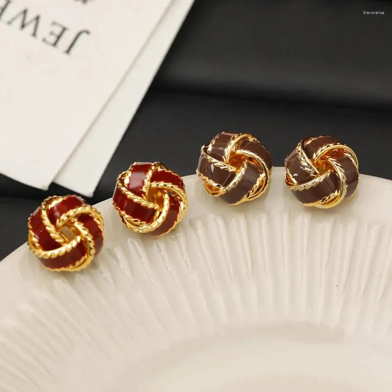 Backs Earrings 2024 Fashion Simple Chain Mosquito Coil Ear Clip Without Pierced Jewelry Red Studs Female