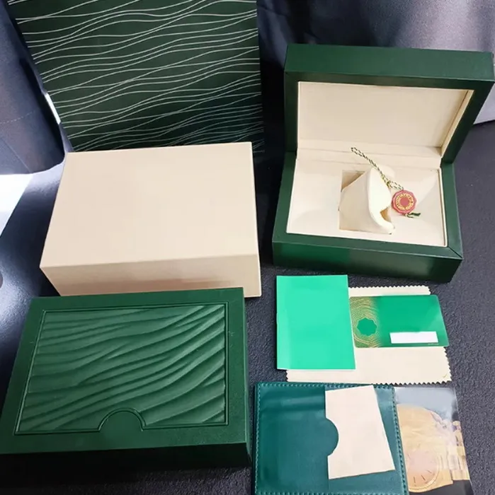 2024 NEUE ROLEj-Herrenuhrenboxen GMT-Gehäuse Tagesdatum-Uhr Dhgate-Box Geschenk Datejust-Gehäuse für Uhren Yachtuhr Booklet-Karte Oyster-Uhr Explorer Uhrenboxen