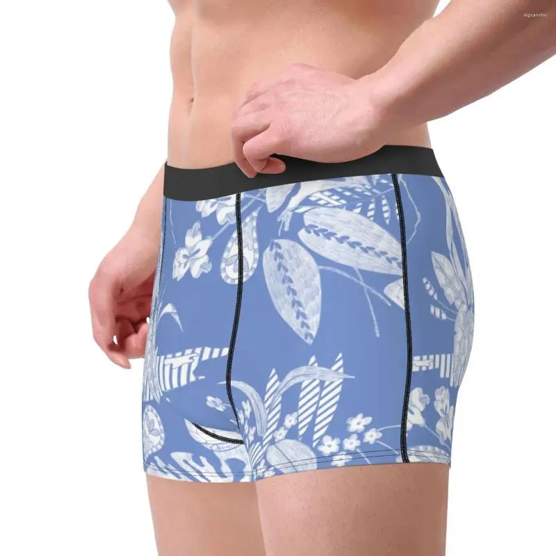 Underpants 2024 Men's Panties Seamless Sexy Underwear Men Printing Clothing Vintage Pattern