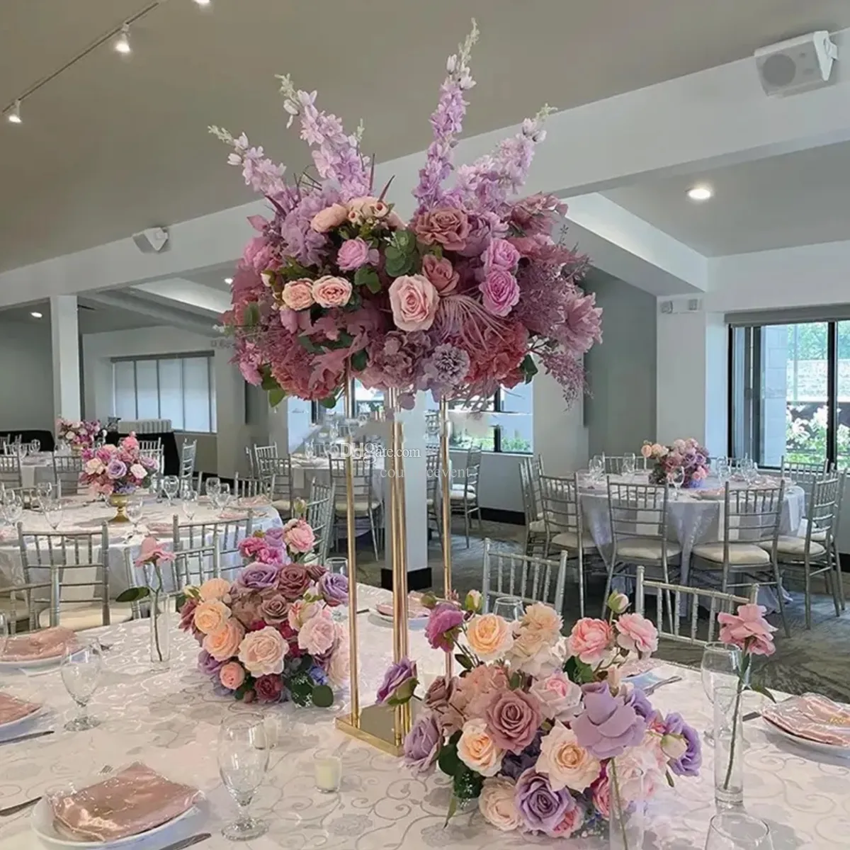 Artificial Flower Ball Purple Table Centerpiece For Wedding And Event Decor  60 120cm From Courageevent, $18.7 | DHgate.Com, image size:1200x1200
