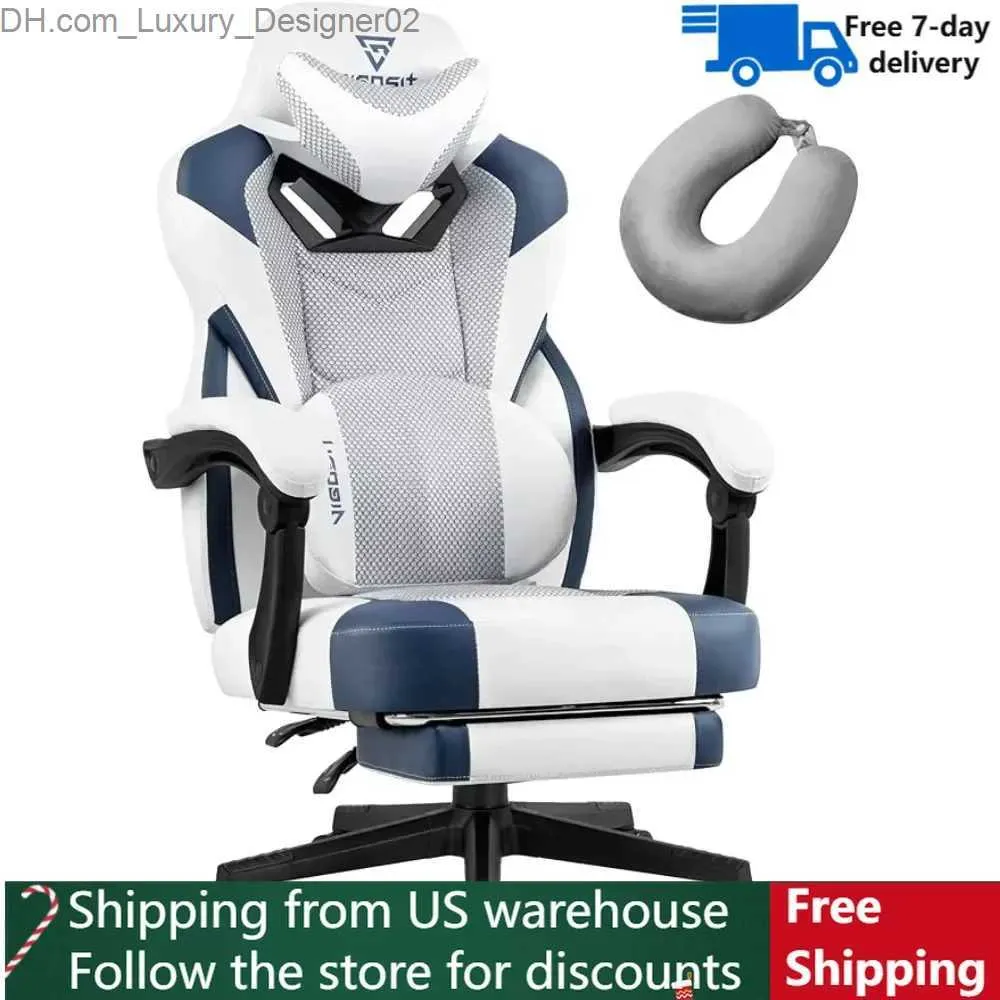 Diğer Mobilya Bilgisayar Koltuk Gamer Sandalyesi Ofis Mobilya Oyun Sandalyesi için Mobil Mobil Rahatlatıcı Backrest Ergonomik Yatan Tekerlekler Q240129