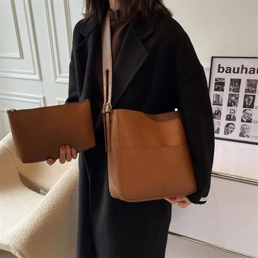 Sacs à bandoulière Burminsa conception Unique seau à large sangle pour les femmes grande capacité Shopper sac à bandoulière de haute qualité 2021239t