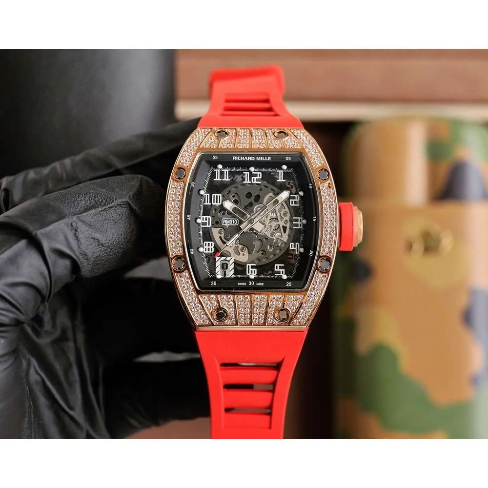 R i c h a r watchmen supeclone AAA montres mécaniques automatiques de marque RM010 montres étanches anti-rayures saphir miroir glace sur relojes OBEE