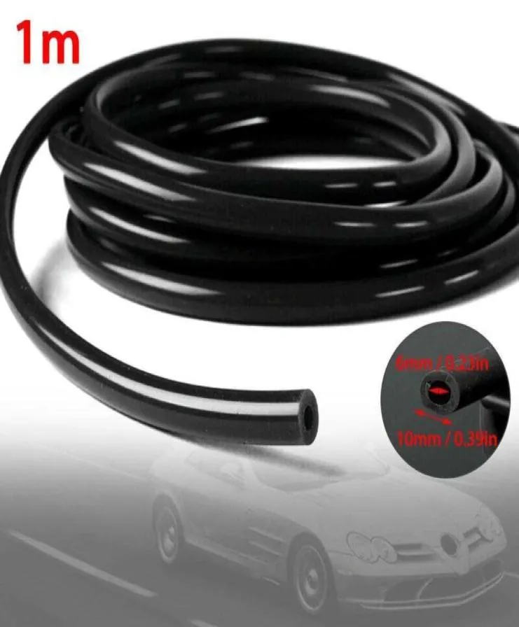 1M Fuel Hose 6mm 14quot Inches Full Silicone Fuel Gasoline Oil Air Vacuum Hose Line Pipe Tube Car Accessories Fast delivery Shi9157820