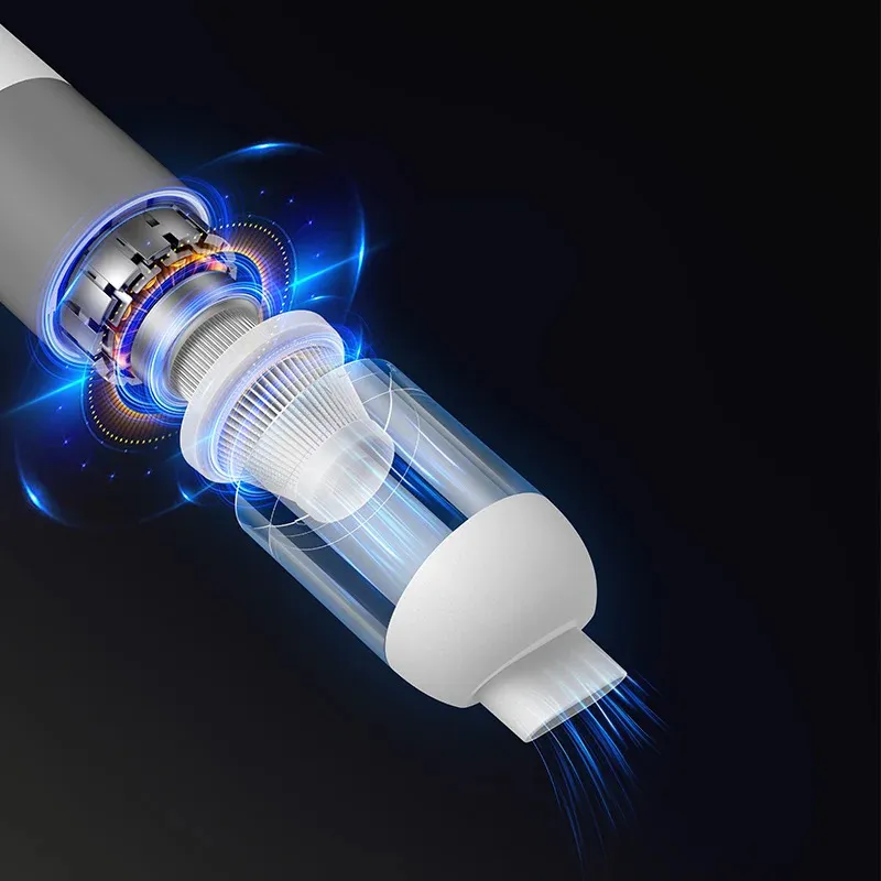 Powerful Portable Car Vacuum Cleaner, 2024 Rechargeable Handheld Auto Vacuum with Cyclone Suction for Car Cleaning and Dust Removal