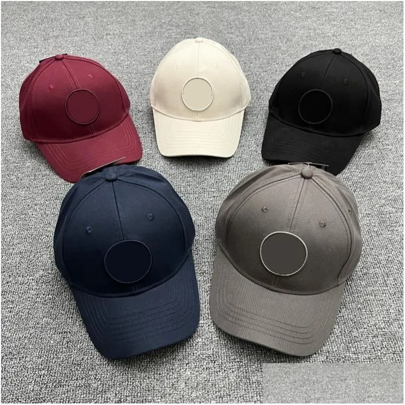 Ballkappen Hohe Qualität Outdoor Sport Baseball Buchstaben Muster Stickerei Golf Cap Sonnenhut Männer Frauen Einstellbare Snapback Hüte Drop Del Oti1B