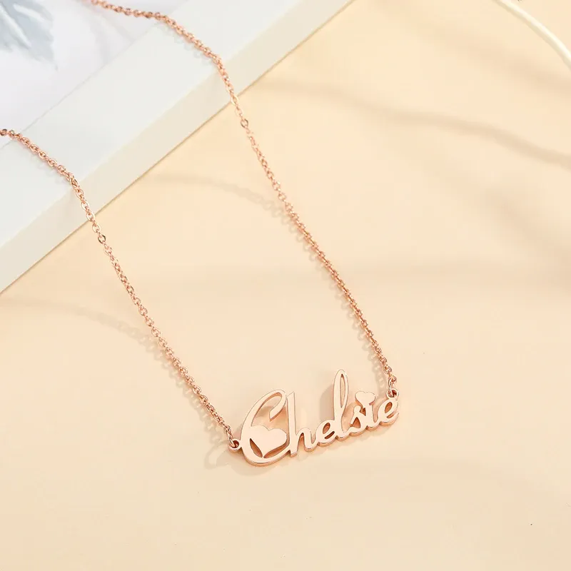 Kettingen dodoai aangepaste kettingen gepersonaliseerde logo naam kettingen sieraden persoonlijkheidsbrief choker kettingen met naam voor vrouwen meisjes