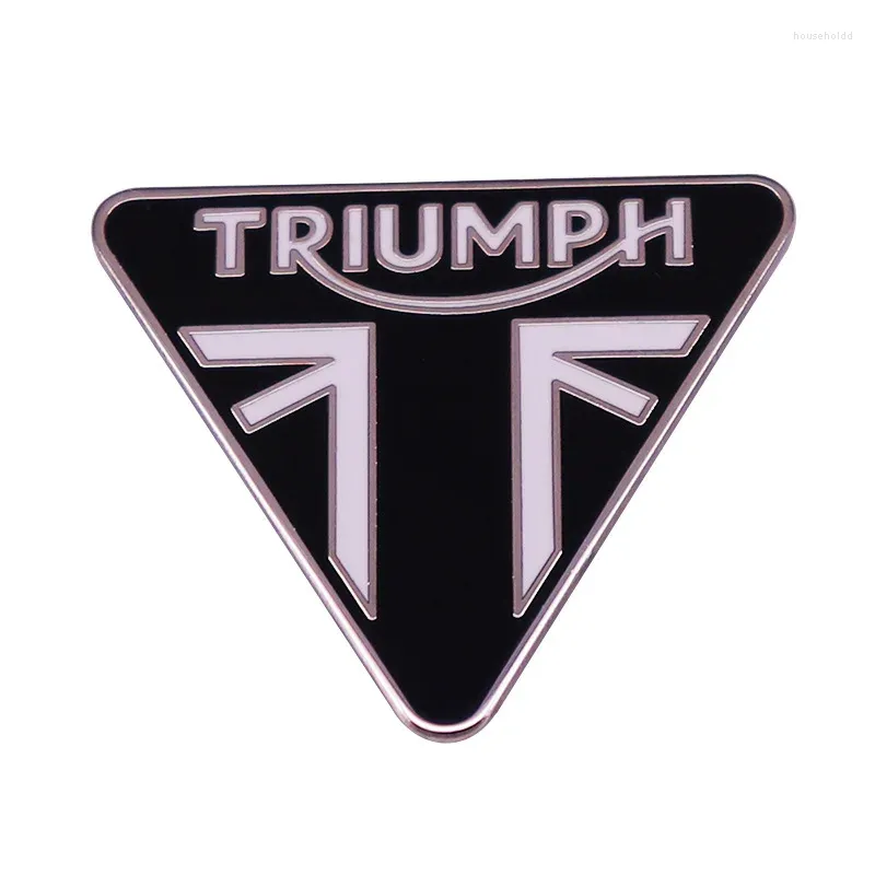 Broches Logo noir amoureux de moto, épingle créative en émail pour vêtements, broche à revers, Badge exquis, bijoux à la mode, cadeaux pour amis