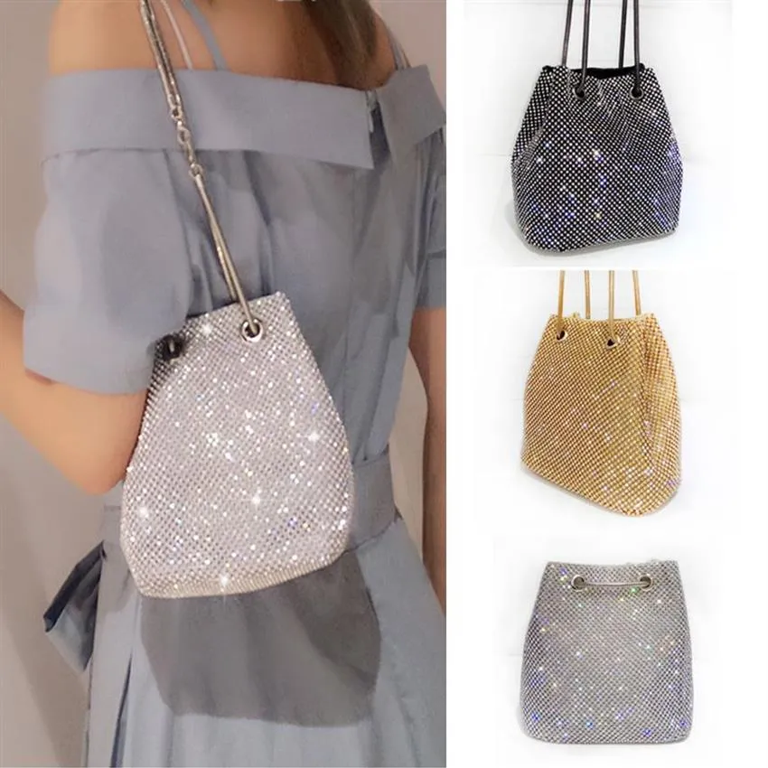 Projektant- Women Diamonds Bag worka na ramiona ramiona torebki torebki torebki