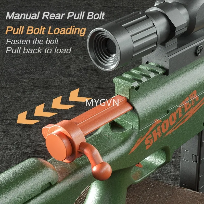 Airsoft Toys Shell Ejecting Rifle Soft Dart Blaster Toy Gun With