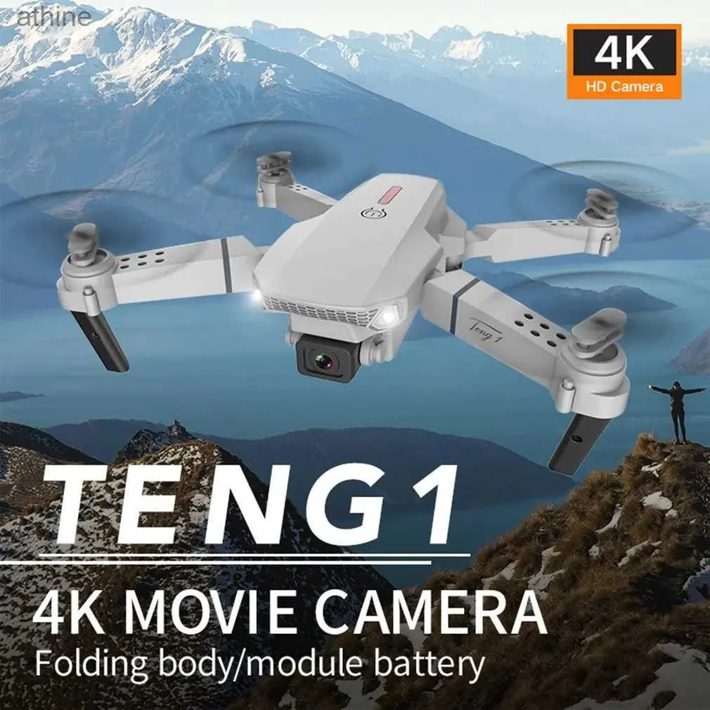 Drones E88 pro drone 4k HD dual camera visual positioning 1080P WiFi fpv drone height preservation rc quadcopter Dron Toys YQ240129