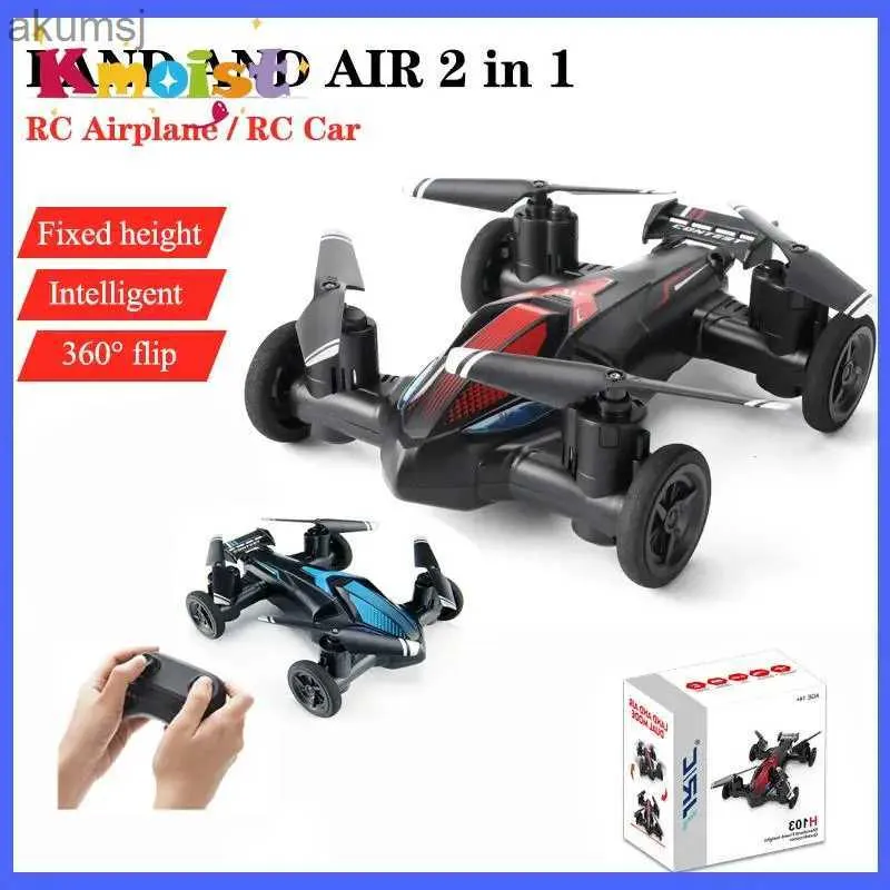 Drones JJRC H103 Land-Air Dual-Mode 2.4G Controle Remoto Mini Aeronaves Tumbling Light Veículo Aéreo Não Tripulado Brinquedos para Meninos Crianças Brinquedo YQ240129