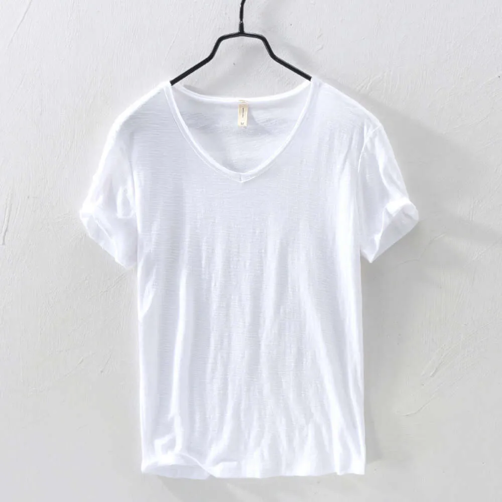 T-shirt d'été à manches courtes pour hommes, en pur coton, huit couleurs, une pièce de remplacement, 201