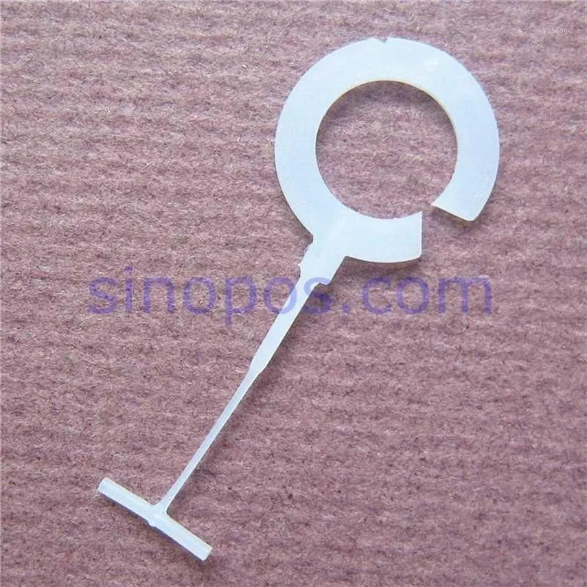 STD Tag Gun Ring Pins 15 mm Kleidungsetikett Tag Kreis J Hakenstift Kappe Schal Stoffmuster Socke Plüsch Rack Draht Display Kleiderbügel1217T