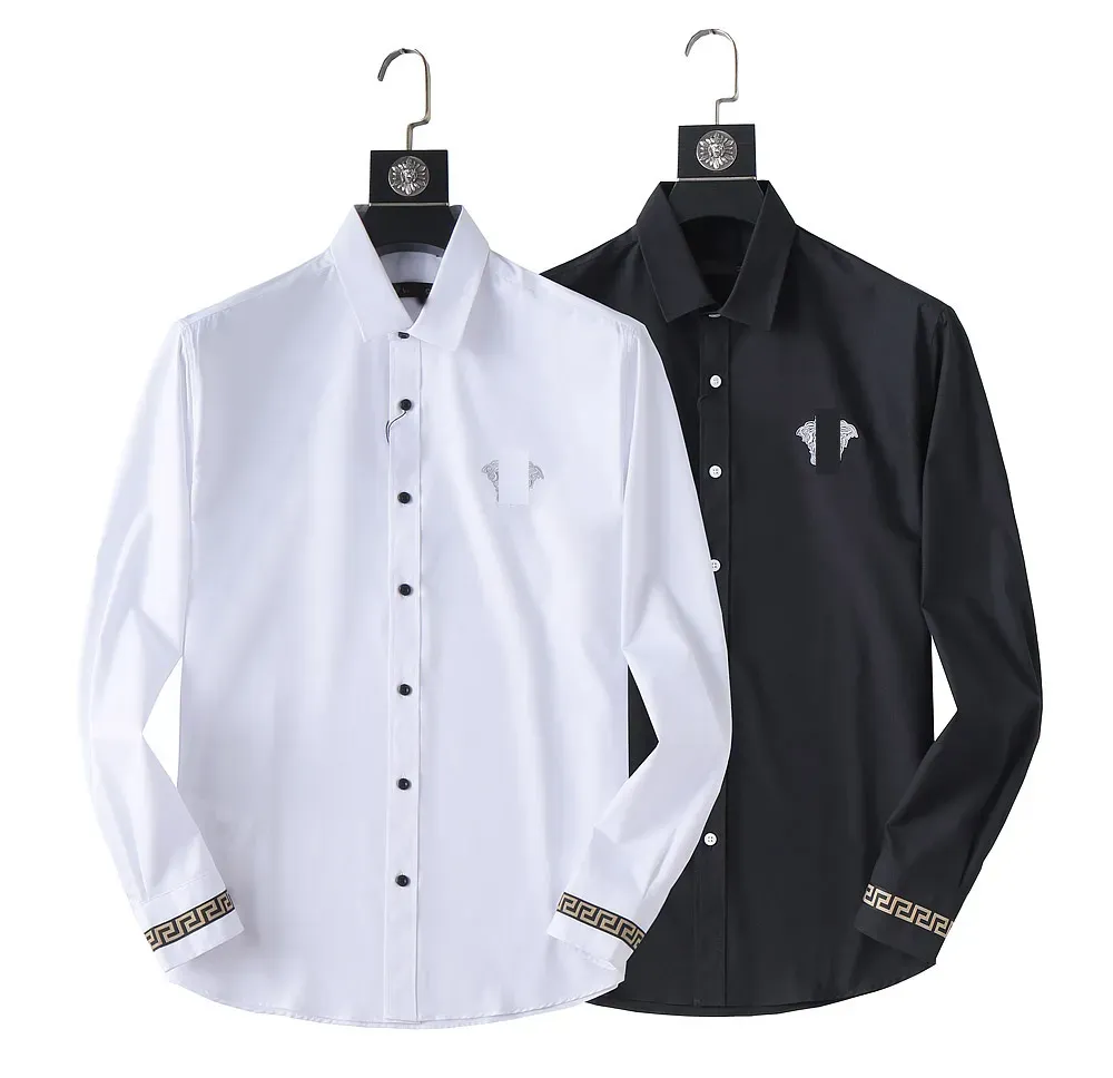 Designers Mens Dress Shirts Business Fashion Casual Shirt Brands Men Spring Slim Fit ShirtsAsian size S-3XL 12 940002358