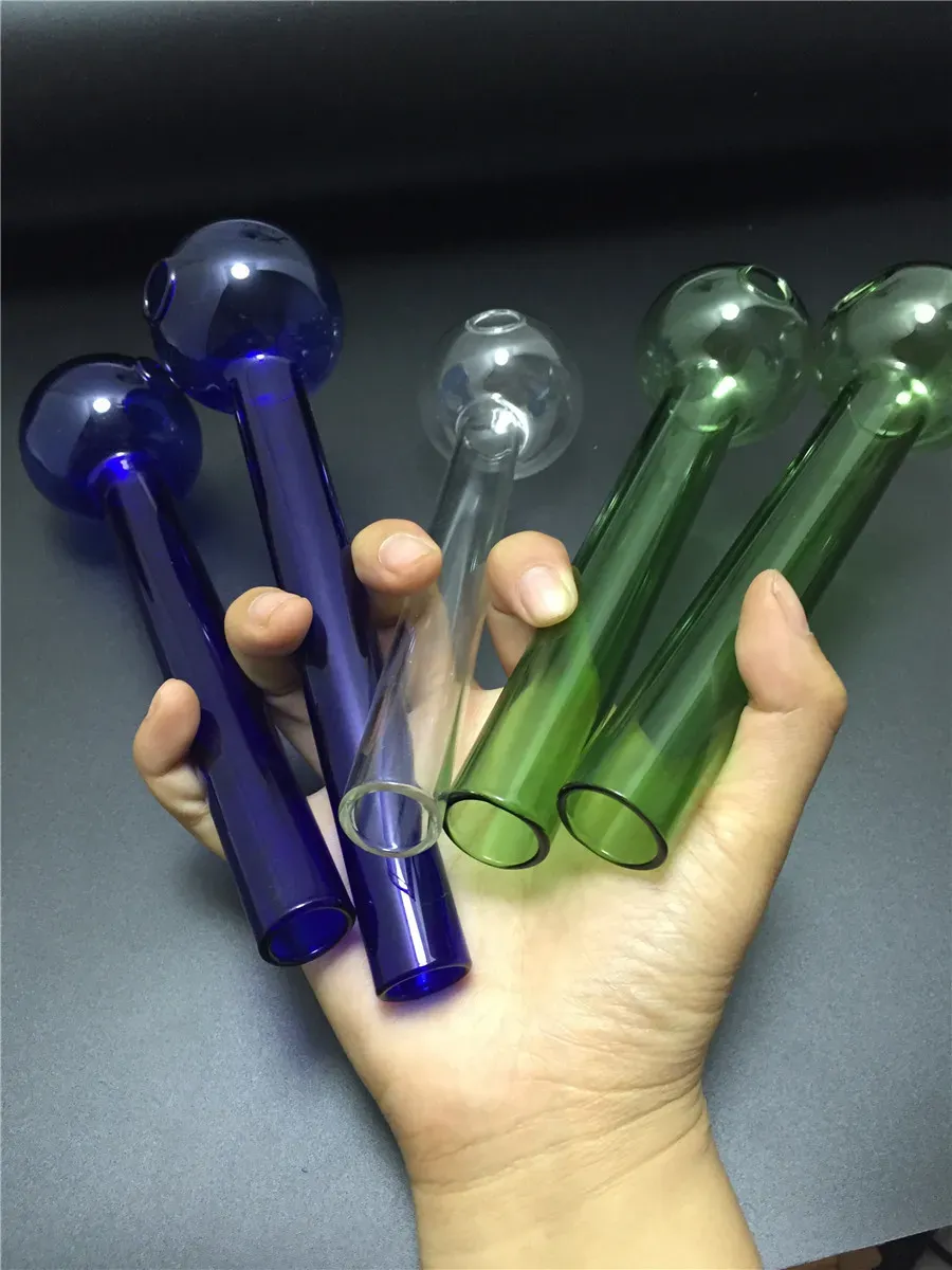 50mm ball Glass Oil Burner Pipe Smoking Hand Pipes galss tube Thick Glass Pipe Oil Colorful Pipe 