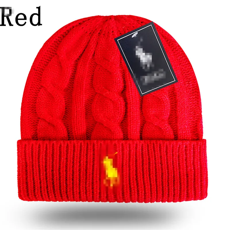 Bonne qualité Nouveau Designer Polo Beanie Unisexe Automne Hiver Bonnets Tricoté Chapeau pour Hommes et Femmes Chapeaux Classique Sport Crâne Casquettes Dames Casual z12