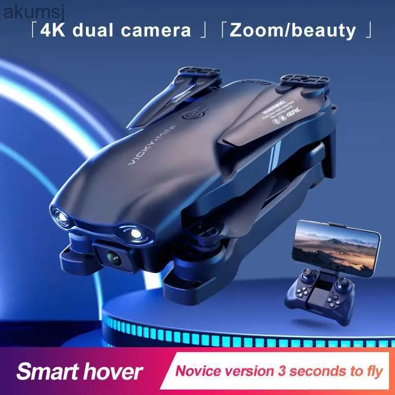 Drones Nieuwe V13 Mini RC Drone 4K HD Camera 1080p Wifi FPV Drone Dual Camera Foldable Quadcopter Real-Time Transmission Helicopter Toys YQ240129