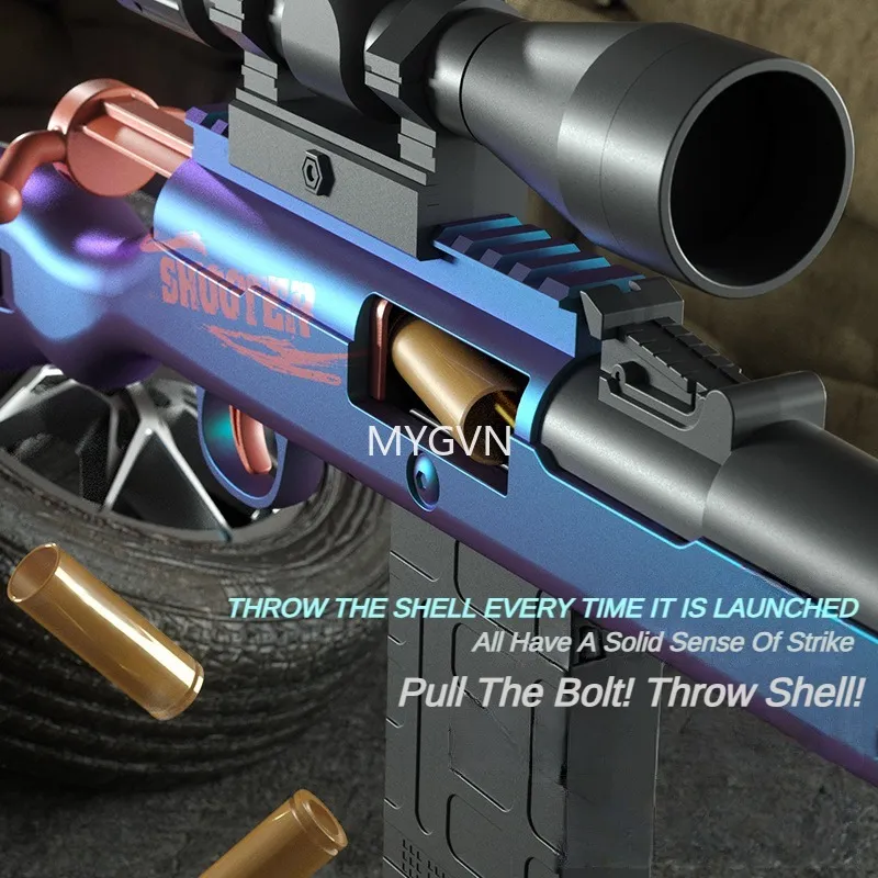 Airsoft Toys Shell Ejecting Rifle Soft Dart Blaster Toy Gun With