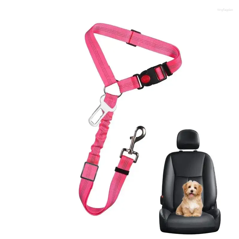 Colliers pour chiens, harnais de voiture, ceinture de sécurité pour animaux de compagnie, sangle Portable pour chat pour petits et chiots